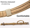 Tactical Dog Collar – Heavy-Duty Nylon, Brown (L)