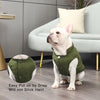 2-Layer Fleece Dog Jacket – Green (S)