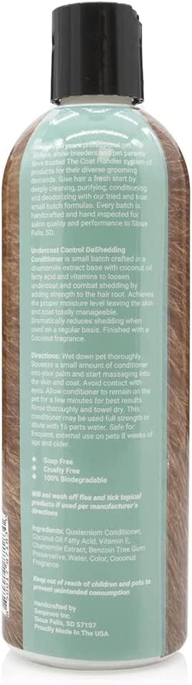 Deshedding Dog Conditioner – 16oz, Omega Enriched