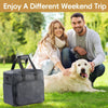 Dog Travel Bag Set – Leather, Airline Approved