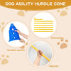 Adjustable Dog Agility Hurdle Set – Blue