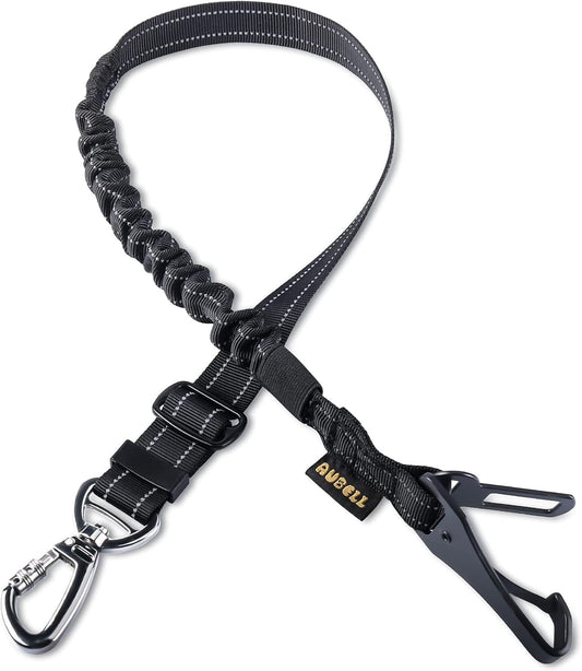 3-in-1 Dog Car Seat Belt – Heavy-Duty Reflective Bungee 
