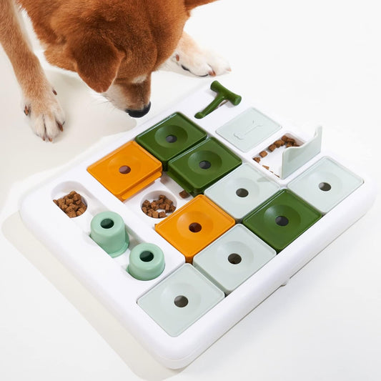 3-Level Dog Puzzle Toy – Mental Stimulation for Smart Dogs