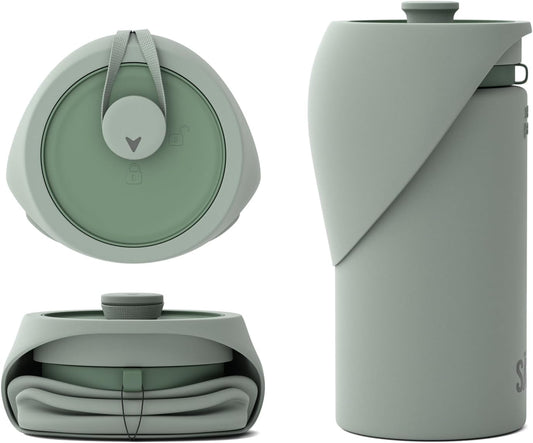 Portable Dog Water Bottle – 350ml, Collapsible