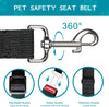 2-Pack Adjustable Dog Car Seat Belts – Heavy-Duty Nylon 