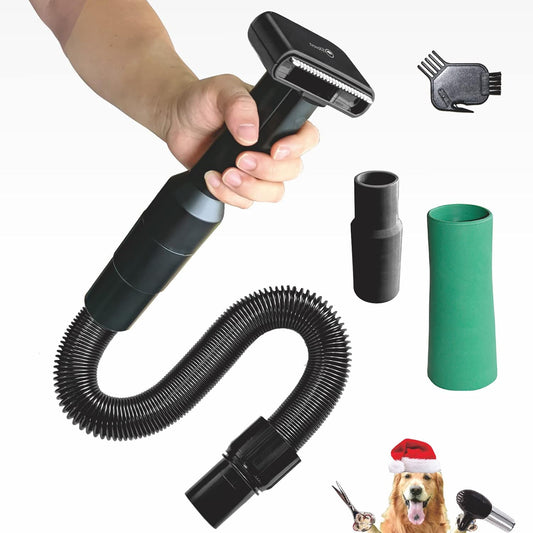 Pet Vacuum Grooming Brush – Deshedding Tool for Dogs