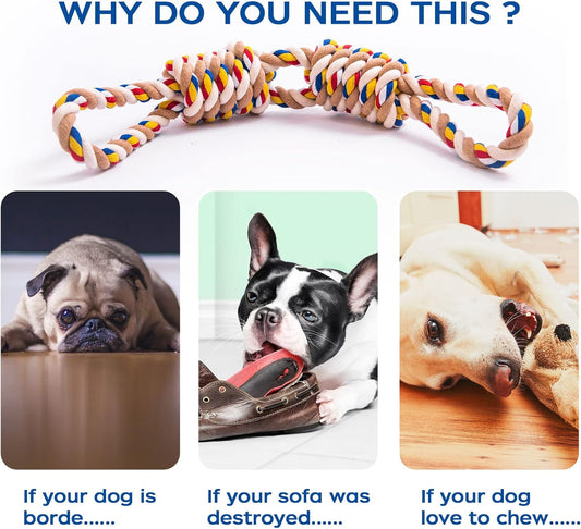 Aggressive Chew Rope Toys – Tooth Cleaning for Dogs