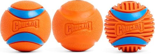 Durable High-Bounce Dog Balls – 2.5" Set of 3