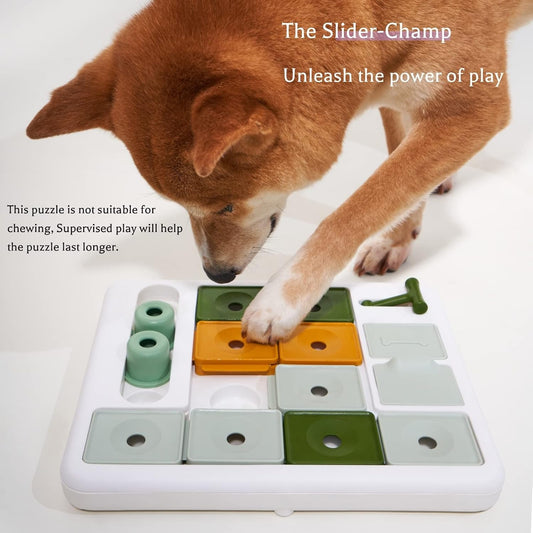 3-Level Dog Puzzle Toy – Mental Stimulation for Smart Dogs