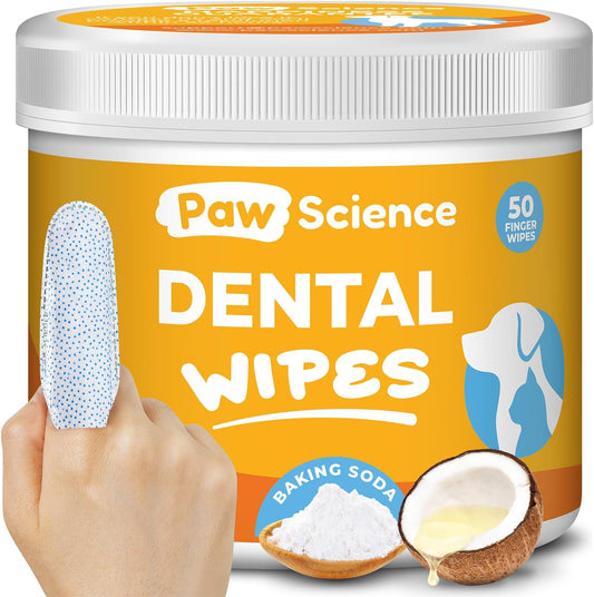 Dog Dental Wipes – Finger Toothbrush for Dogs 