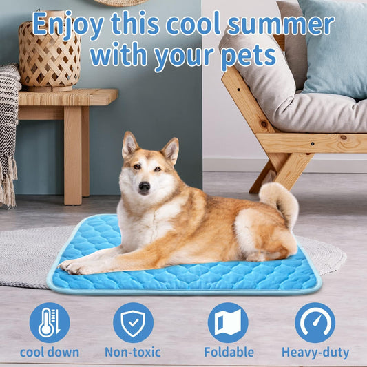 Self-Cooling Dog Mat – Non-Toxic, Washable Cooling Pad for Dogs