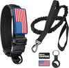 Tactical Dog Collar & Leash Set – Black, Large