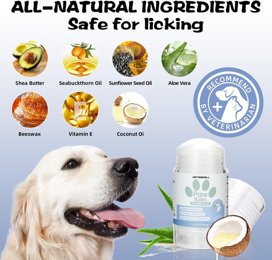 Natural Paw & Nose Balm – Lick-Safe Relief