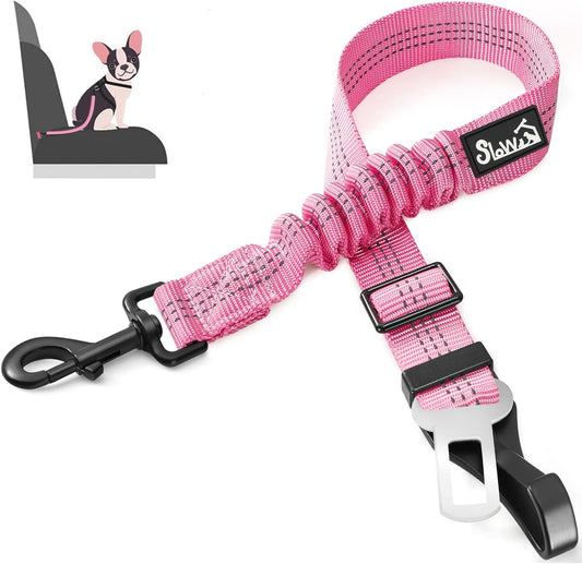 2-in-1 Dog Car Seat Belt – Reflective