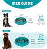 Fun Feeder Slow Bowl – Large, Turquoise, Anti-Gulp Dog Bowl