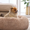 Fluffy Calming Dog Bed – Camel, 23
