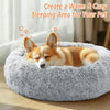 Calming Donut Pet Bed – Soft, Fluffy, 20