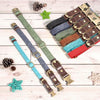 Soft PU Leather Dog Collar – Green, Small (10–15