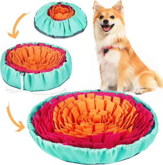 Interactive Snuffle Mat – Adjustable Foraging Toy for Dogs