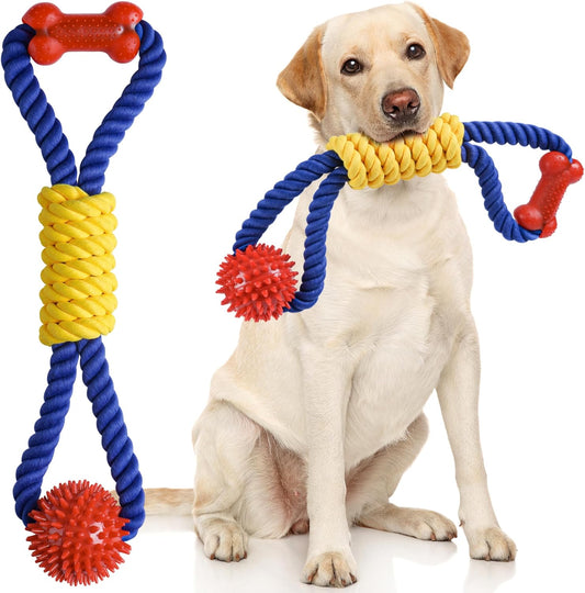 Tough Interactive Dog Rope Toys – Tug 