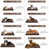 XL Waterproof Orthopedic Dog Bed – Brown