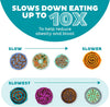 Fun Feeder Slow Bowl – Large, Turquoise, Anti-Gulp Dog Bowl