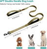 Double Handle Dog Leash – 6FT, Deep Green