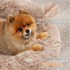 Fluffy Calming Dog Bed – Camel, 23