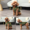 2-Layer Fleece Dog Jacket – Green (S)