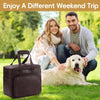 Dog Travel Bag Set – Airline Approved Leather Tote