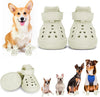 Dog Shoes for Medium Large Size, Breathable Dog Shoe for Hot Pavement, Dog Booties and Paw Protectors, Non-Slip Waterproof Dog Sandals Boots with Reflective for Rain, Summer, Hiking, Snow (Size 8)