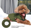 2-Layer Fleece Dog Jacket – Green (S)