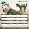 2-Layer Fleece Dog Jacket – Green (S)