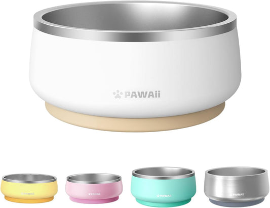 Stainless Steel Dog Bowl with Non-Slip Base 