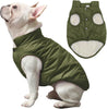 2-Layer Fleece Dog Jacket – Green (S)